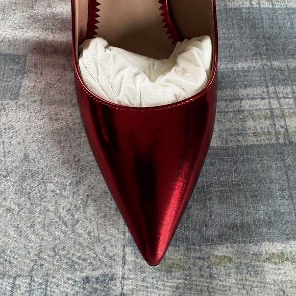 Giuseppe Zanotti Red Patent Pointed Toe Pumps Women's Heels Sz 36 - Picture 7 of 16